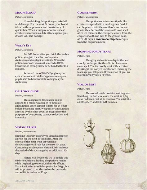 A magic items description specifies whether the item is cursed. . Curse of strahd cursed items